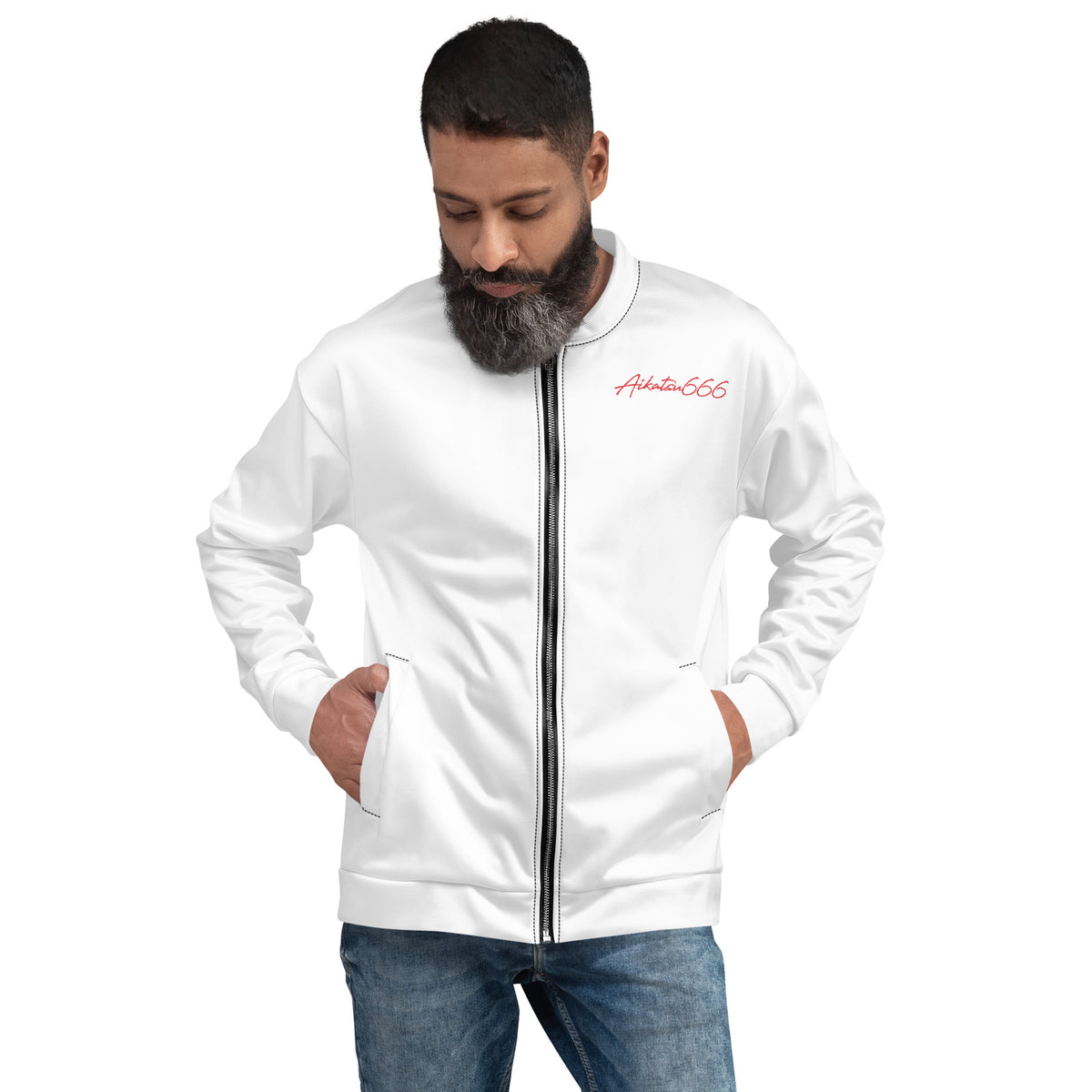 Aikatsu666 - Unisex-Bomberjacke mit beidseitigem Druck