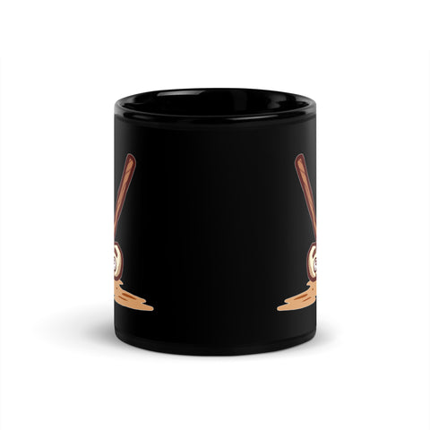 Feudler - Schwarze glänzende Tasse