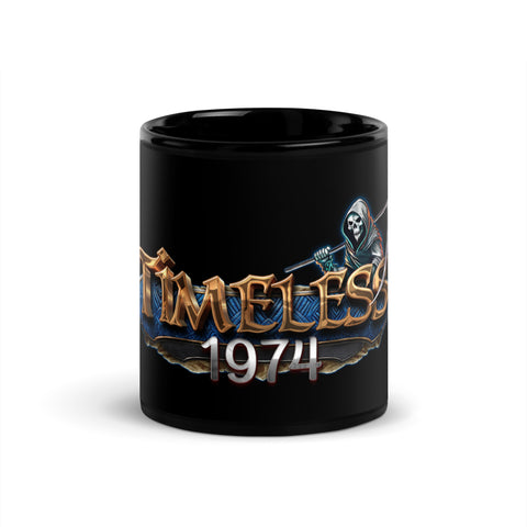 Timeless1974 - Schwarze, glänzende Tasse