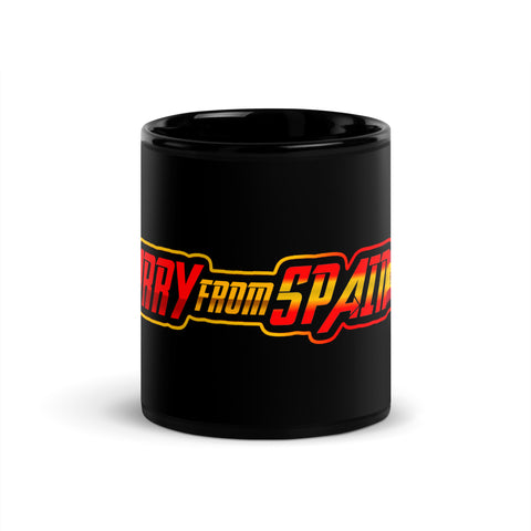 Larryfromspain - Schwarze glänzende Tasse