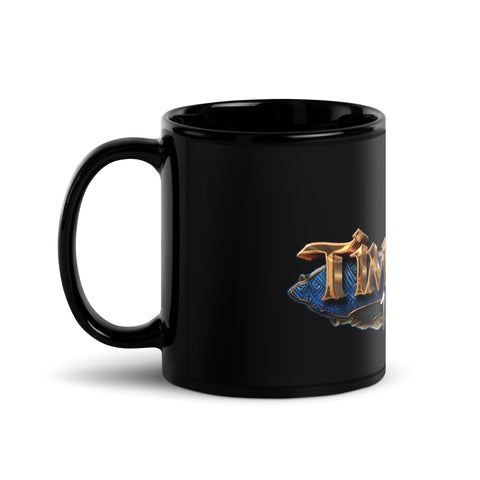 Timeless1974 - Schwarze, glänzende Tasse