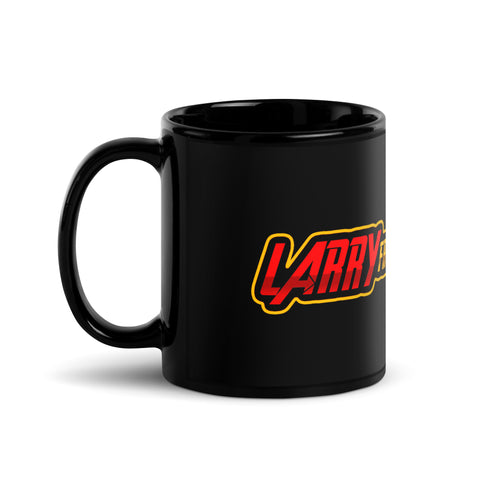 Larryfromspain - Schwarze glänzende Tasse