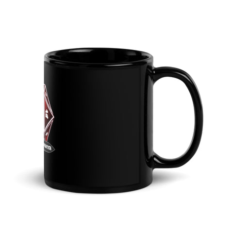 RPG_Desaster - Schwarze glänzende Tasse