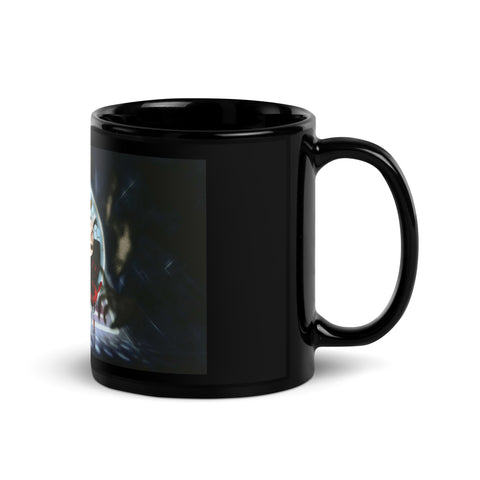 MrAndMrsLVLUp - Schwarze, glänzende Tasse