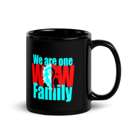 Larryfromspain - Schwarze glänzende Tasse