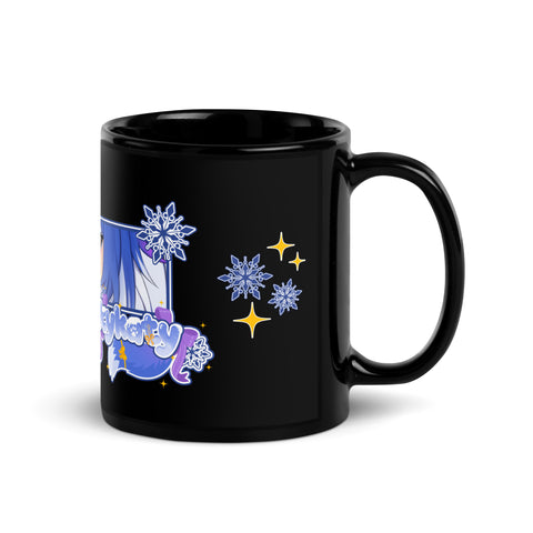 icykaty - Schwarze glänzende Tasse
