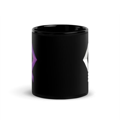 Cryptix995 - Schwarze, glänzende Tasse