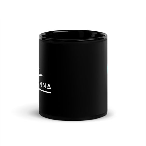 iOceanna - Schwarze glänzende Tasse