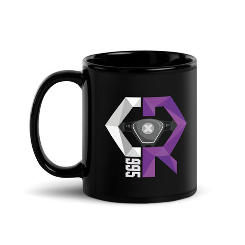 Cryptix995 - Schwarze, glänzende Tasse