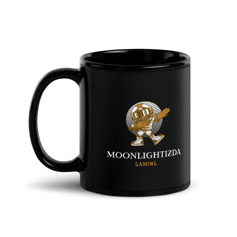 Moonlightizda - Schwarze, glänzende Tasse
