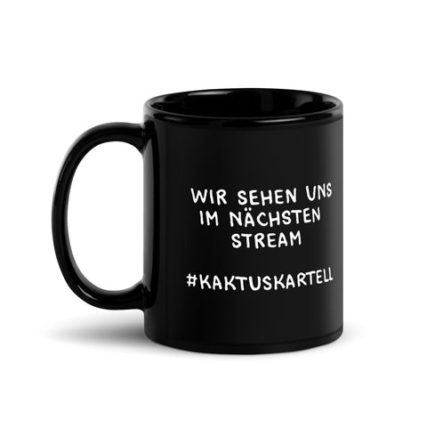 Elkantar1s - Schwarze, glänzende Tasse