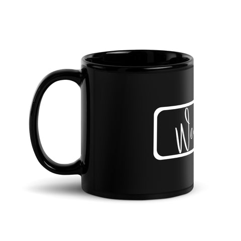 TschiOne - Schwarze, glänzende Tasse