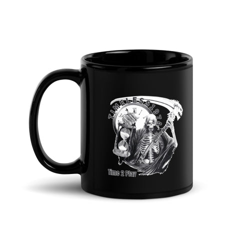 Timeless1974 - Schwarze, glänzende Tasse