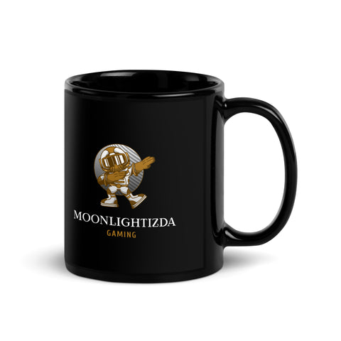 Moonlightizda - Schwarze, glänzende Tasse