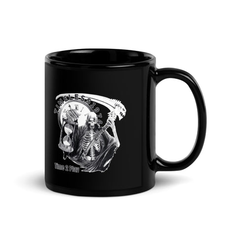 Timeless1974 - Schwarze, glänzende Tasse