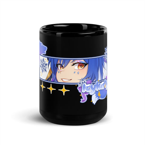 icykaty - Schwarze glänzende Tasse