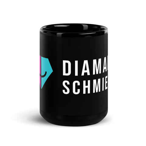 Diamantschmie.de - Schwarze glänzende Tasse