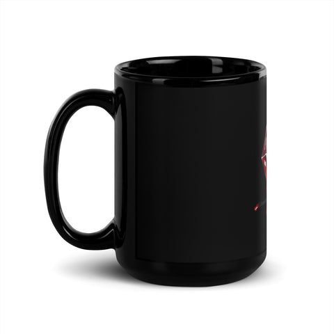 RPG_Desaster - Schwarze glänzende Tasse