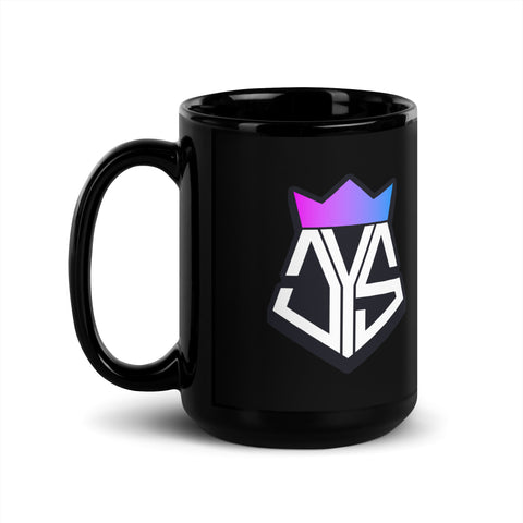 JussyTv_ - Schwarze glänzende Tasse