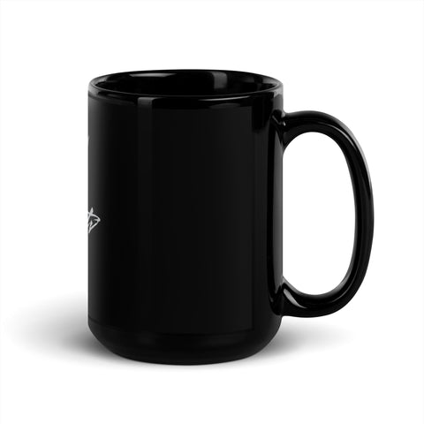crazy__tv__ - Schwarze glänzende Tasse