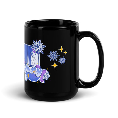 icykaty - Schwarze glänzende Tasse