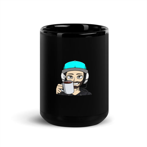 McHopper093 - Schwarze, glänzende Tasse