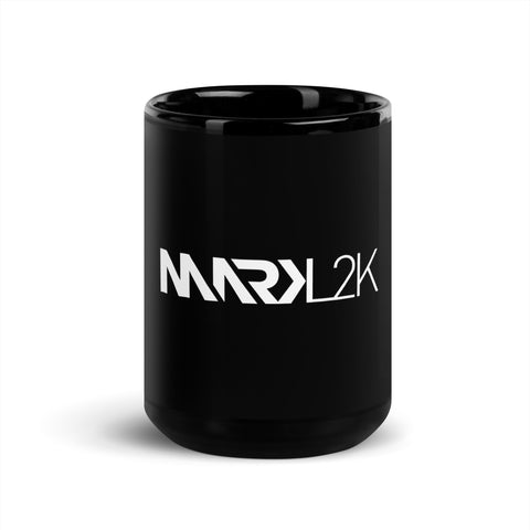 MarkL2K - Schwarze, glänzende Tasse