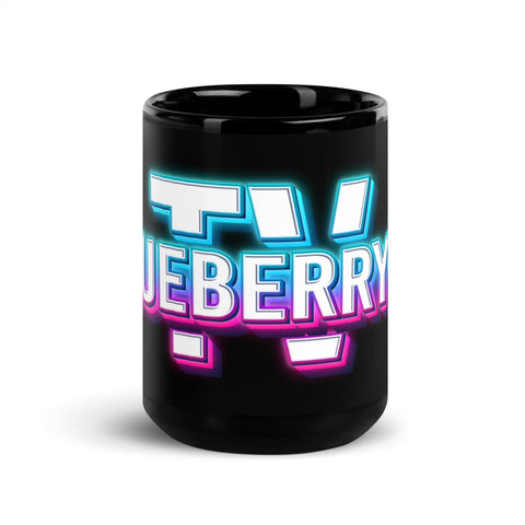 Blueberryyy_tv - Schwarze, glänzende Tasse
