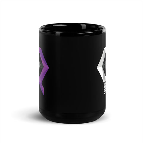 Cryptix995 - Schwarze, glänzende Tasse