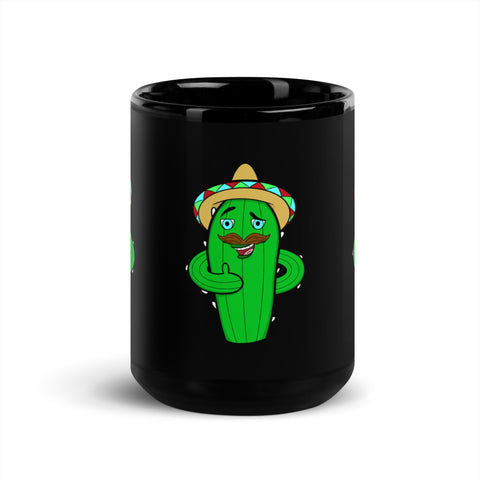 Elkantar1s - Schwarze, glänzende Tasse