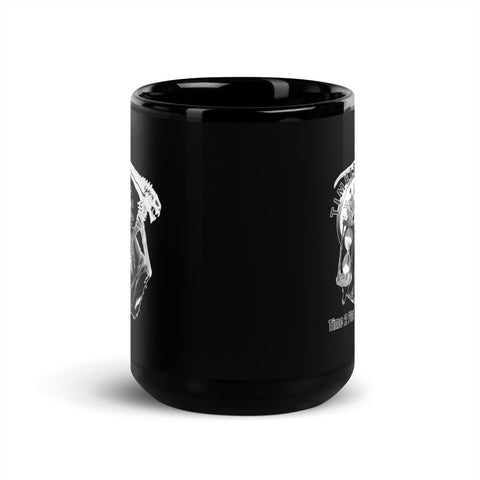 Timeless1974 - Schwarze, glänzende Tasse