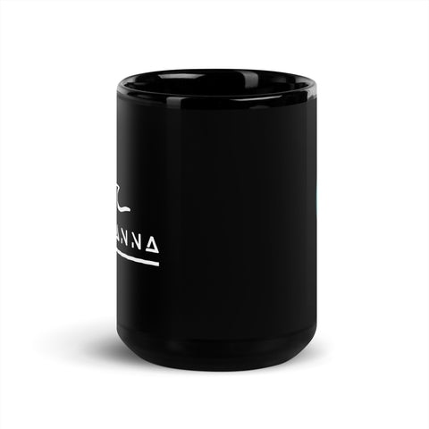 iOceanna - Schwarze glänzende Tasse