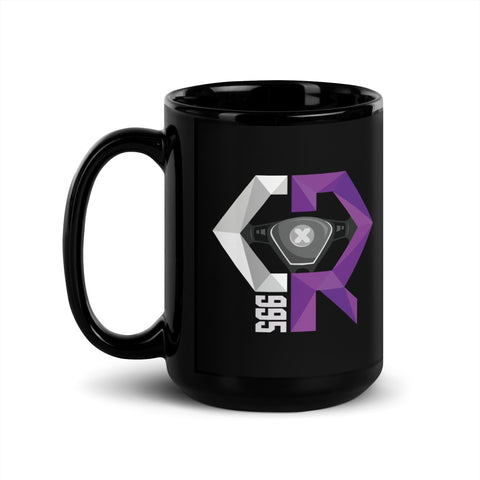 Cryptix995 - Schwarze, glänzende Tasse