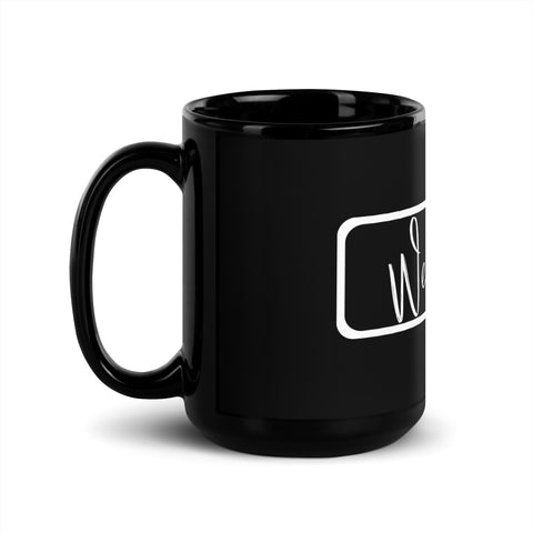 TschiOne - Schwarze, glänzende Tasse