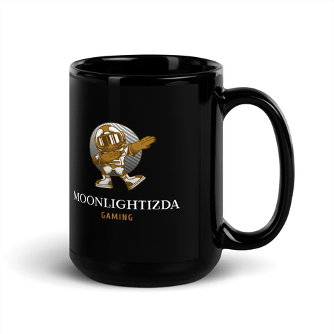 Moonlightizda - Schwarze, glänzende Tasse