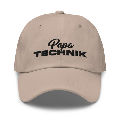 PapaTechnik - Klassische-Dad-Cap mit Stick