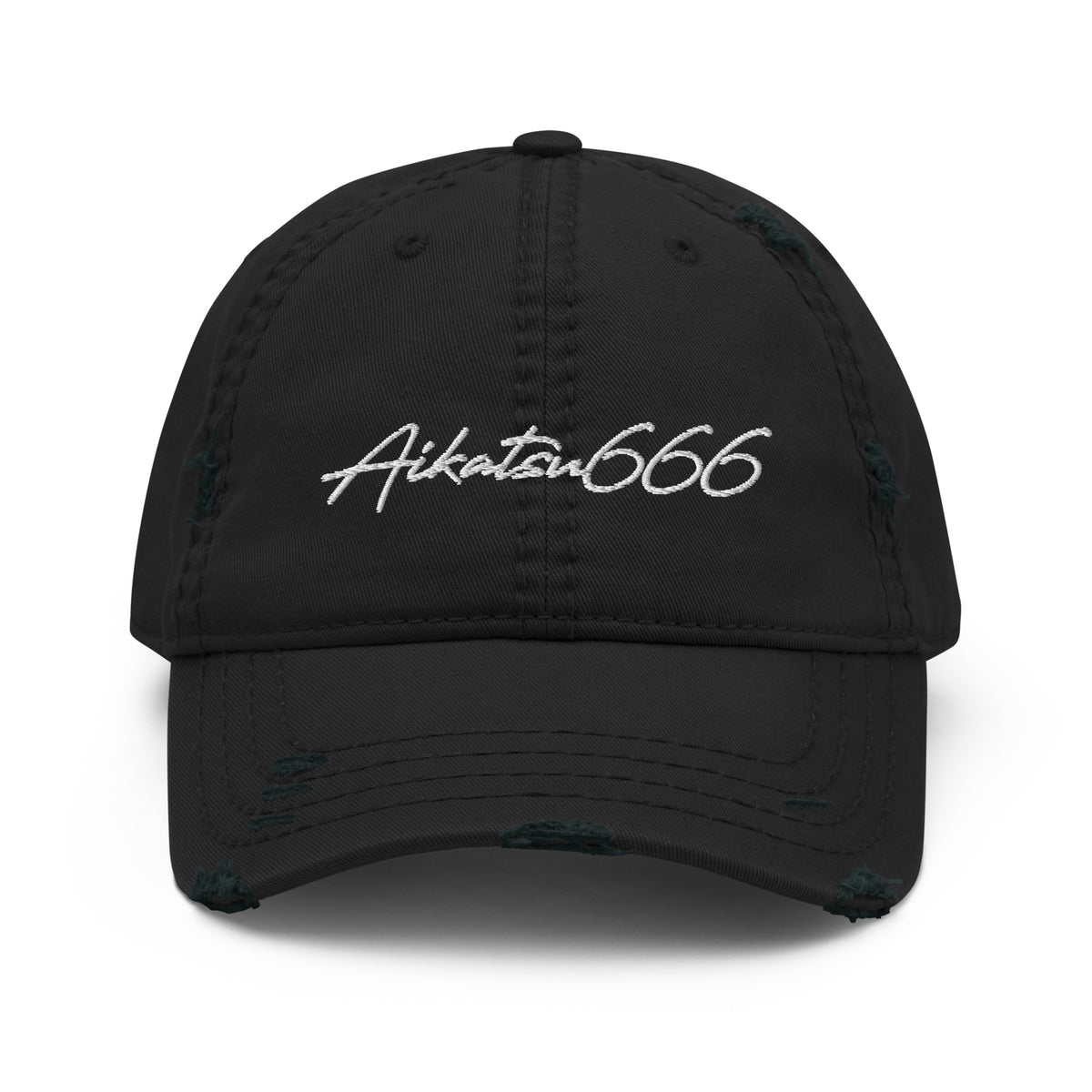 Aikatsu666 - Dad-Hat im Used-Look mit Stick