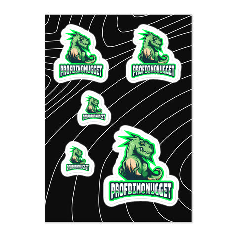 ProfDinonugget - Sticker-Blatt