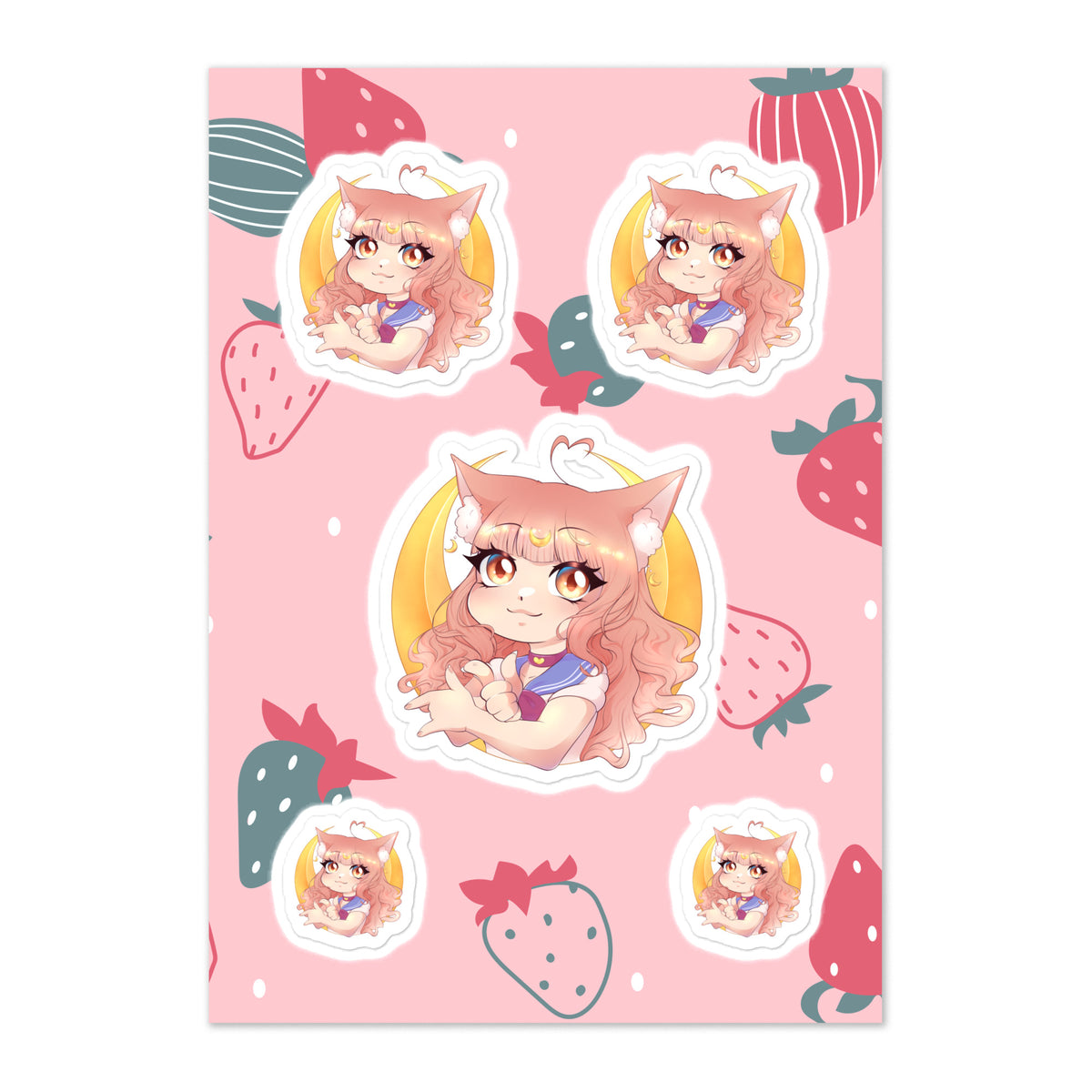 sailorkittytv - Sticker-Blatt