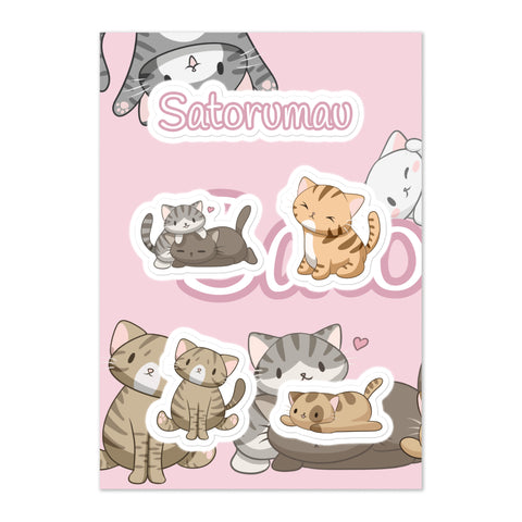 Satorumau - Stickerbogen