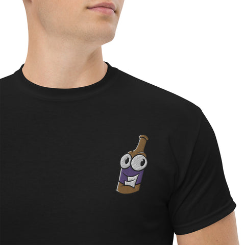 Pullle - Retro-T-Shirt für Herren mit Stick