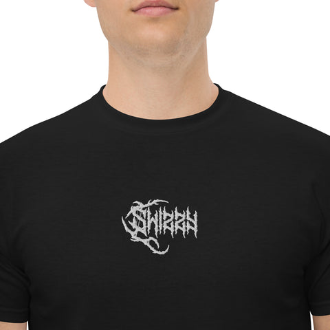 swizz_66 - Unisex-T-Shirt mit Stick und Druck