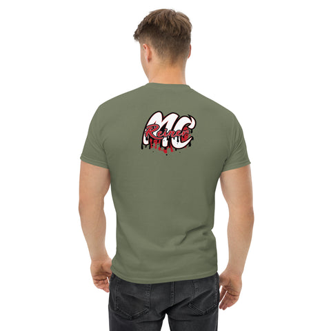 MC_REINERx - Herren-T-Shirt mit Stick und Druck