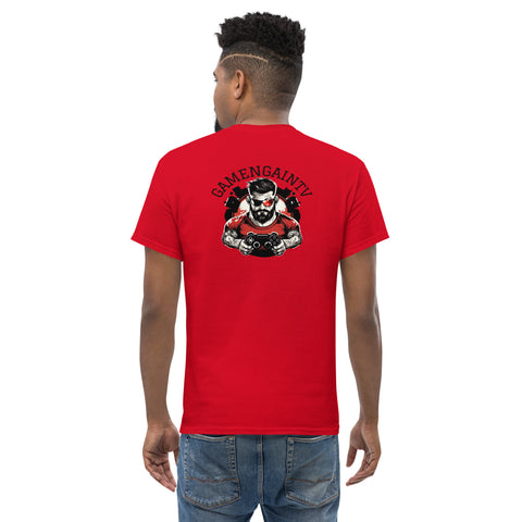 GameNGainTV - Herren-T-Shirt mit Stick und Druck