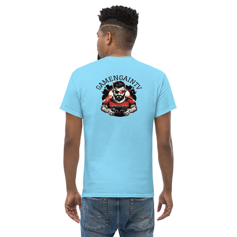 GameNGainTV - Herren-T-Shirt mit Stick und Druck