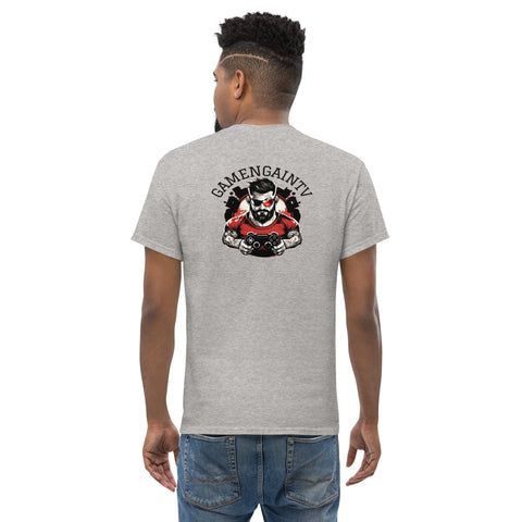 GameNGainTV - Herren-T-Shirt mit Stick und Druck