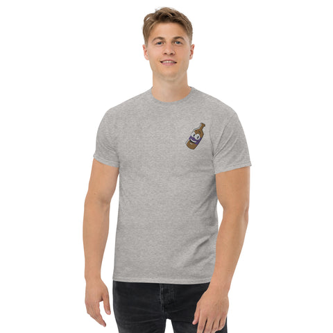 Pullle - Klassisches-T-Shirt für Herren mit Stick