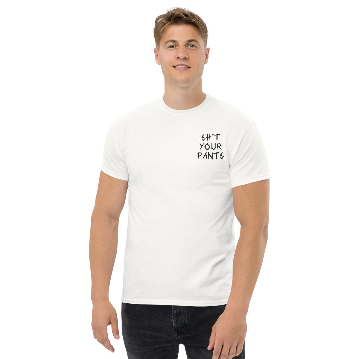 ThomsonGehtNich - Herren-T-Shirt mit Stick