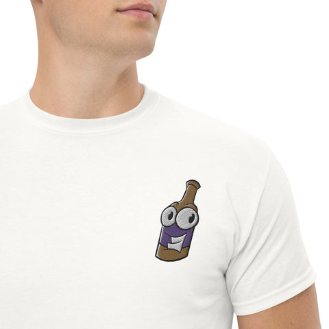 Pullle - Retro-T-Shirt für Herren mit Stick