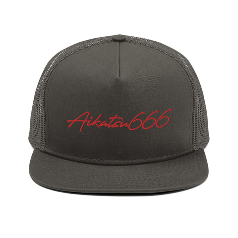 Aikatsu666 - Snapback-Cap mit Netzstoff und Stick